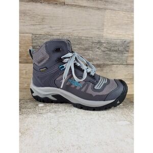 Keen Reno Womens Work Boots Sz 5.5 W Magnet Ipanema Waterproof Mid Carbon Toe